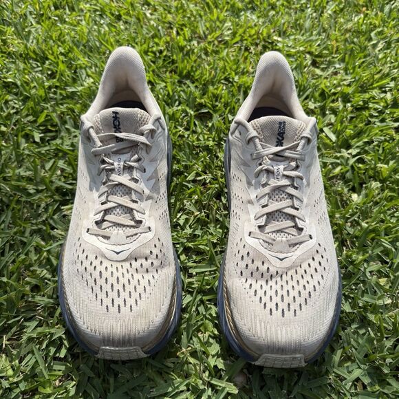 Hoka One One Clifton 7 Men Sz 11.5 Shoes Almond Milk 1110508 TVID Sneakers READ - Picture 2 of 11